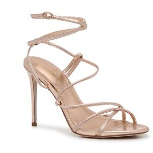 Sam Edelman Sarenna Sandal Champagne Lea Size 8